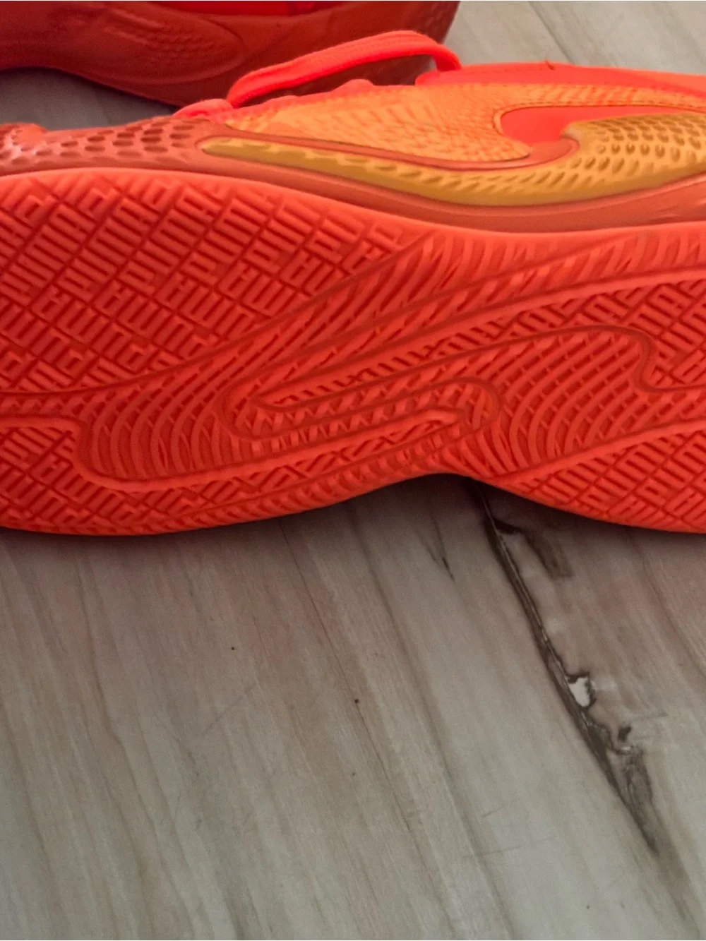 Puma Neon Orange Athletic Sneakers